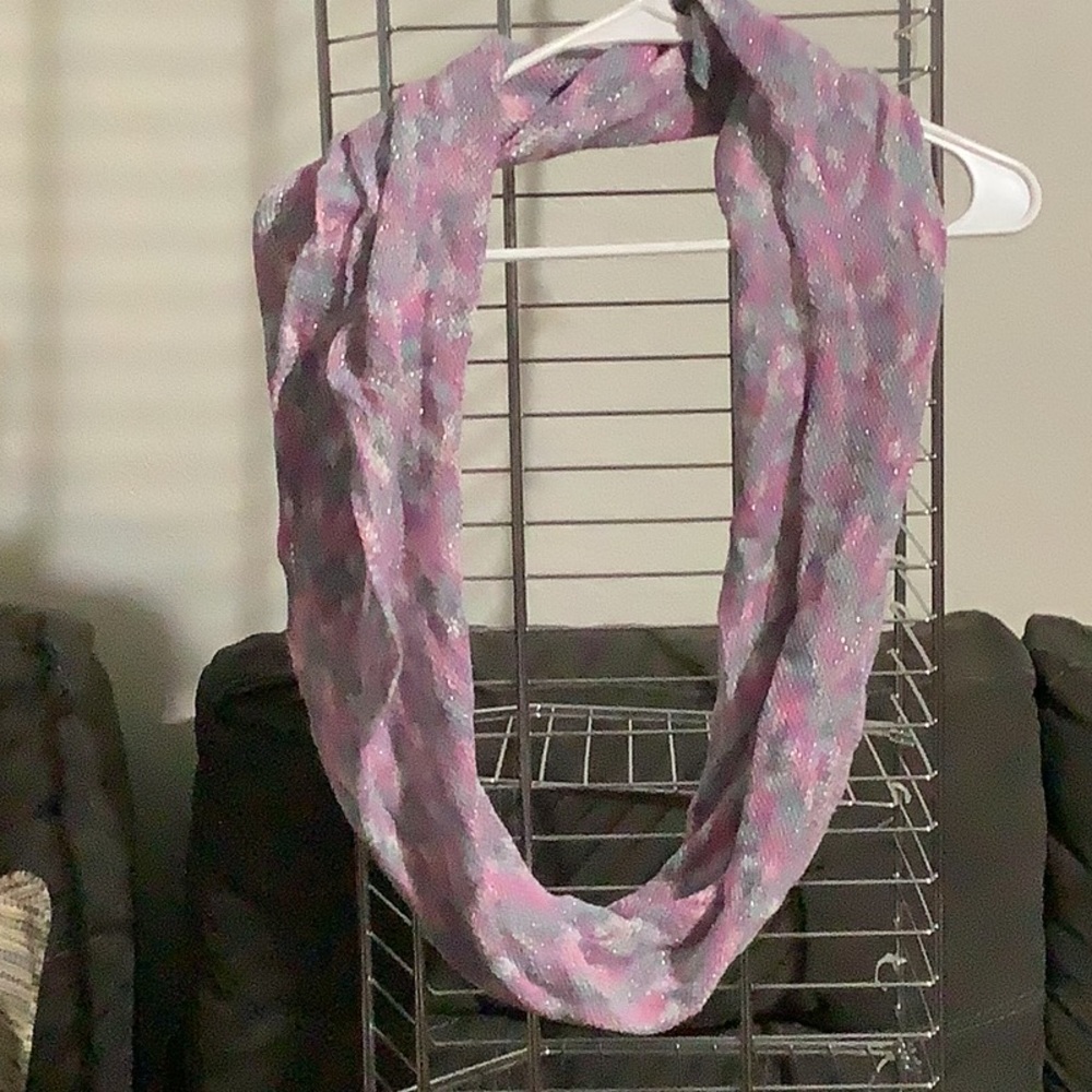 Different colored scarf